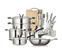 大型食堂芭乐视频官网下载在线播放设备厂家告诉你不锈钢厨具的使用注意和保养方法