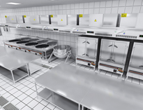 成都医院芭乐视频官网下载在线播放设施设备厂家教你医院食堂芭乐视频官网下载在线播放工作间以及设计注意事项