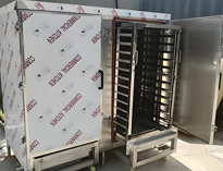 陕西芭乐视频官网下载在线播放设备厂家告诉你隧道式大型推车蒸柜的特点